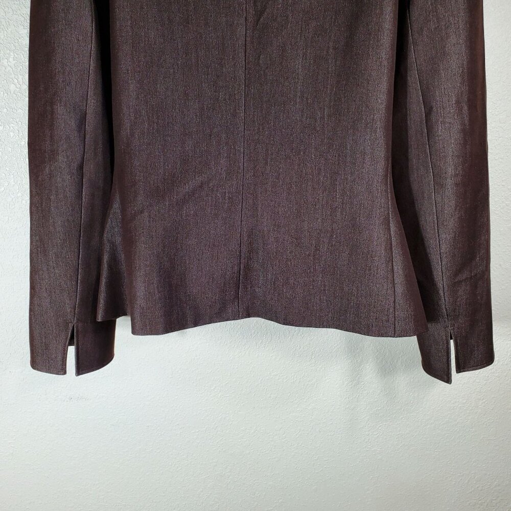 Le Suit Classic Brown Professional Women Blazer Jacket Size 18 Business Attire - Picture 12 of 12